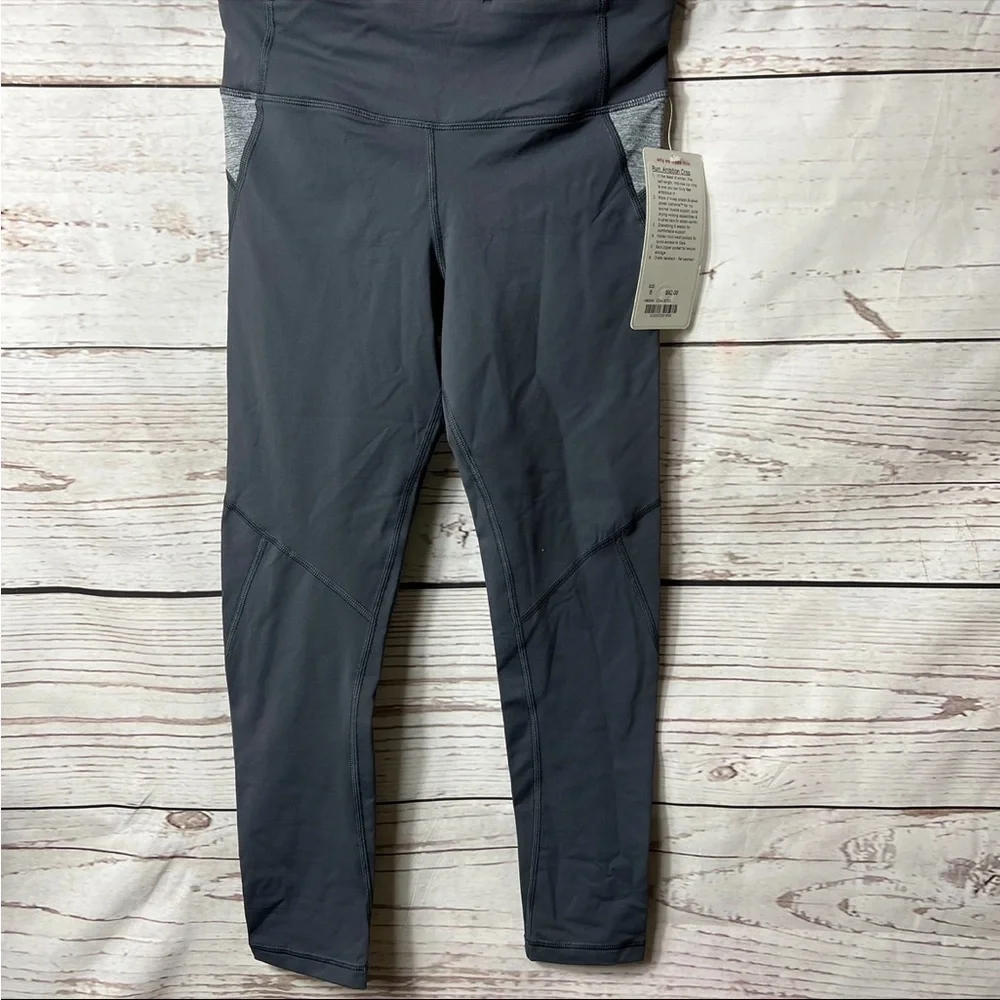 NWT Lululemon Run Ambition Crop Leggings